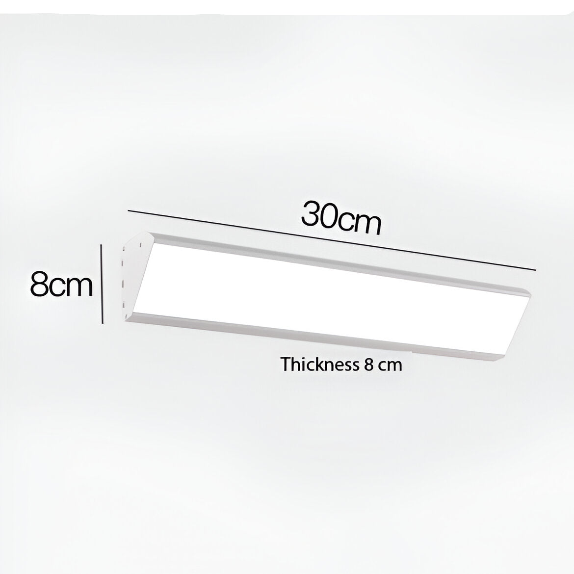Sleek Outdoor Long Strip LED Wall Light