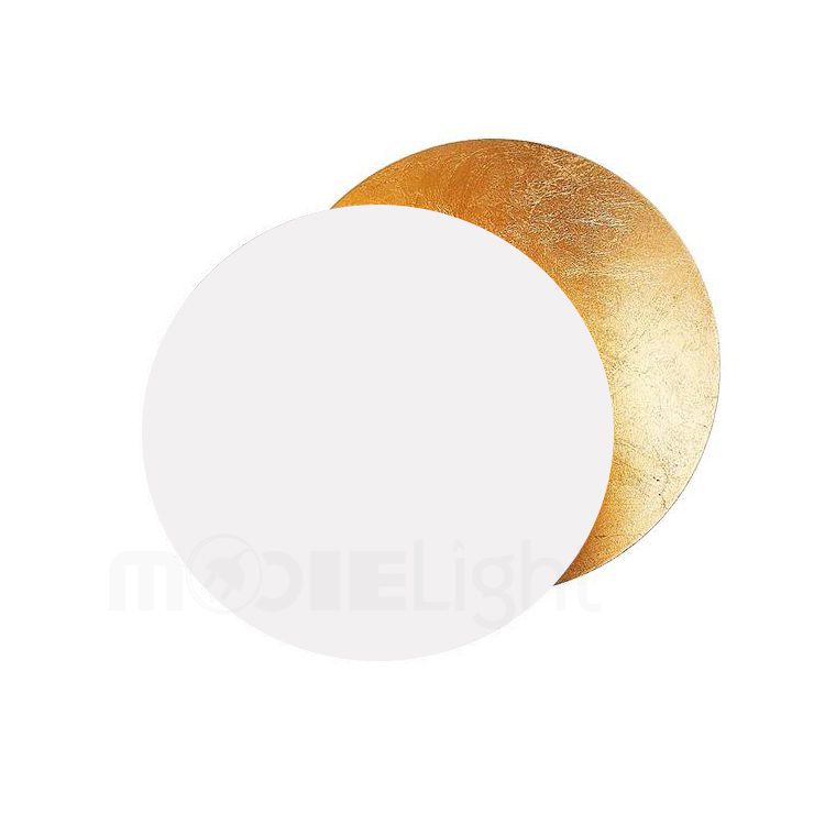 Round Circle Rotating Lederam Wall Light