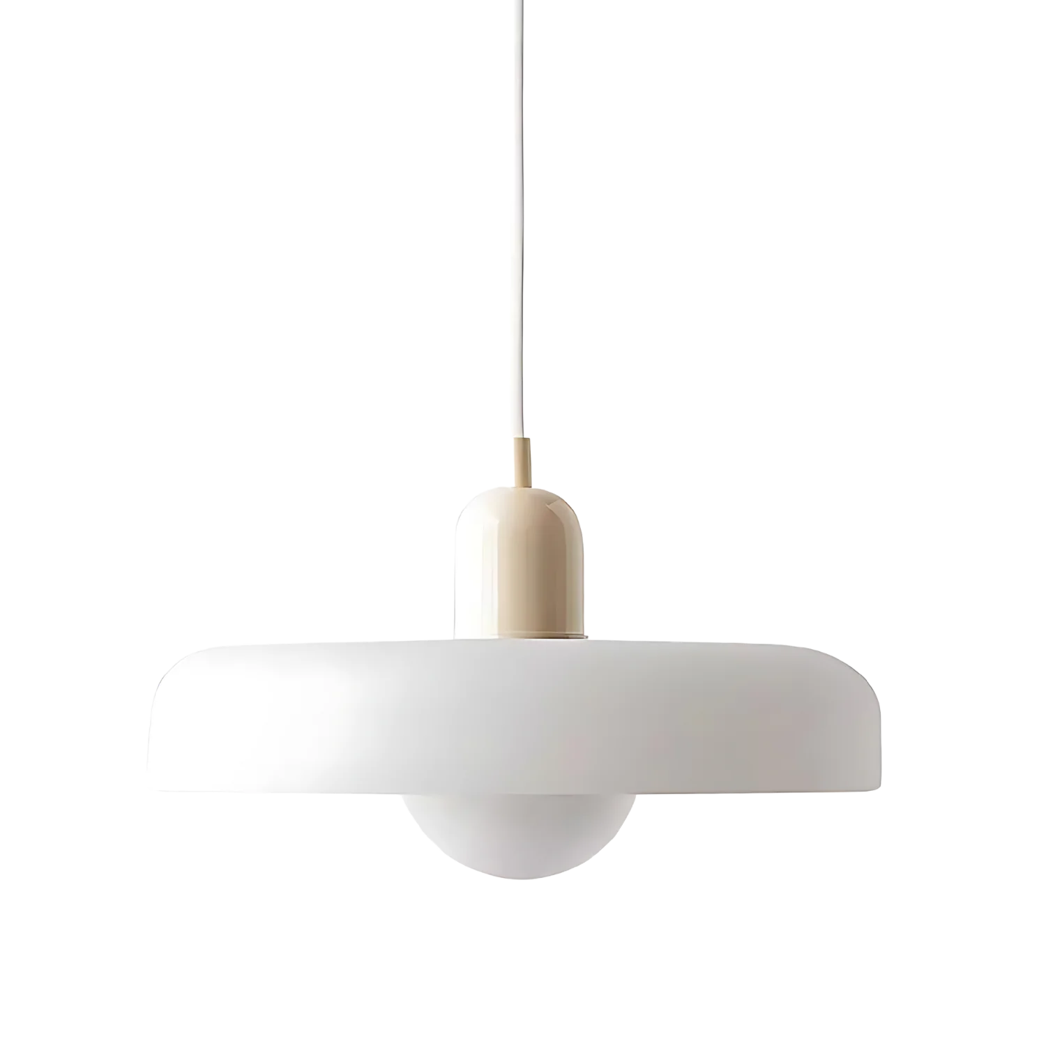 Luminous Halo Modern Glass Pendant Light