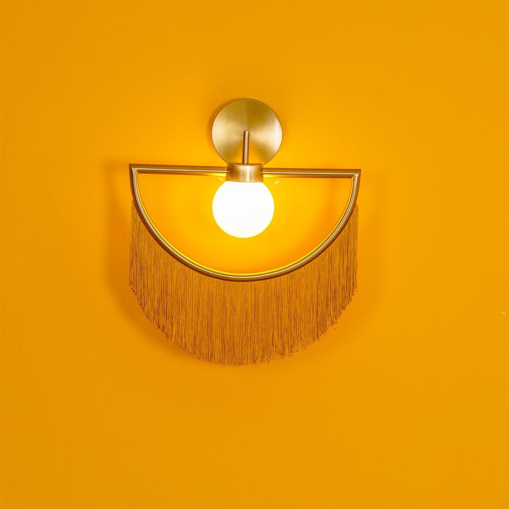 Retro Wink Tassel Wall Light