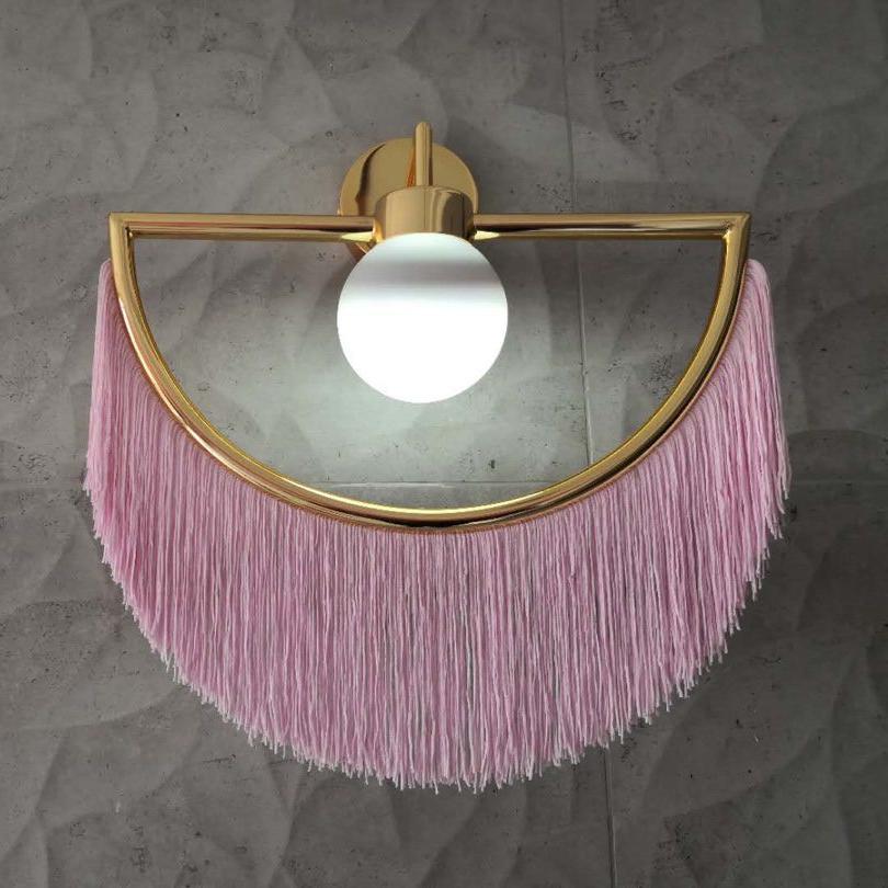 Retro Wink Tassel Wall Light