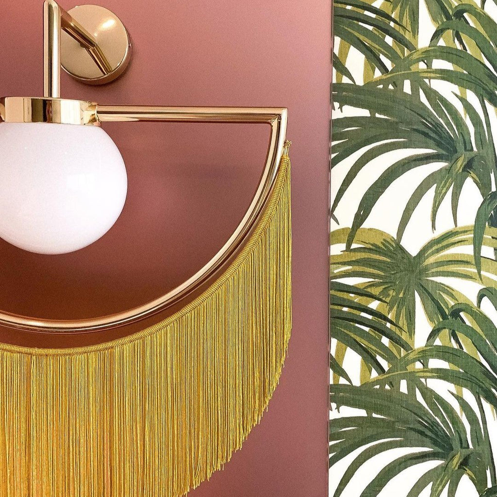 Retro Wink Tassel Wall Light