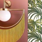 Retro Wink Tassel Wall Light