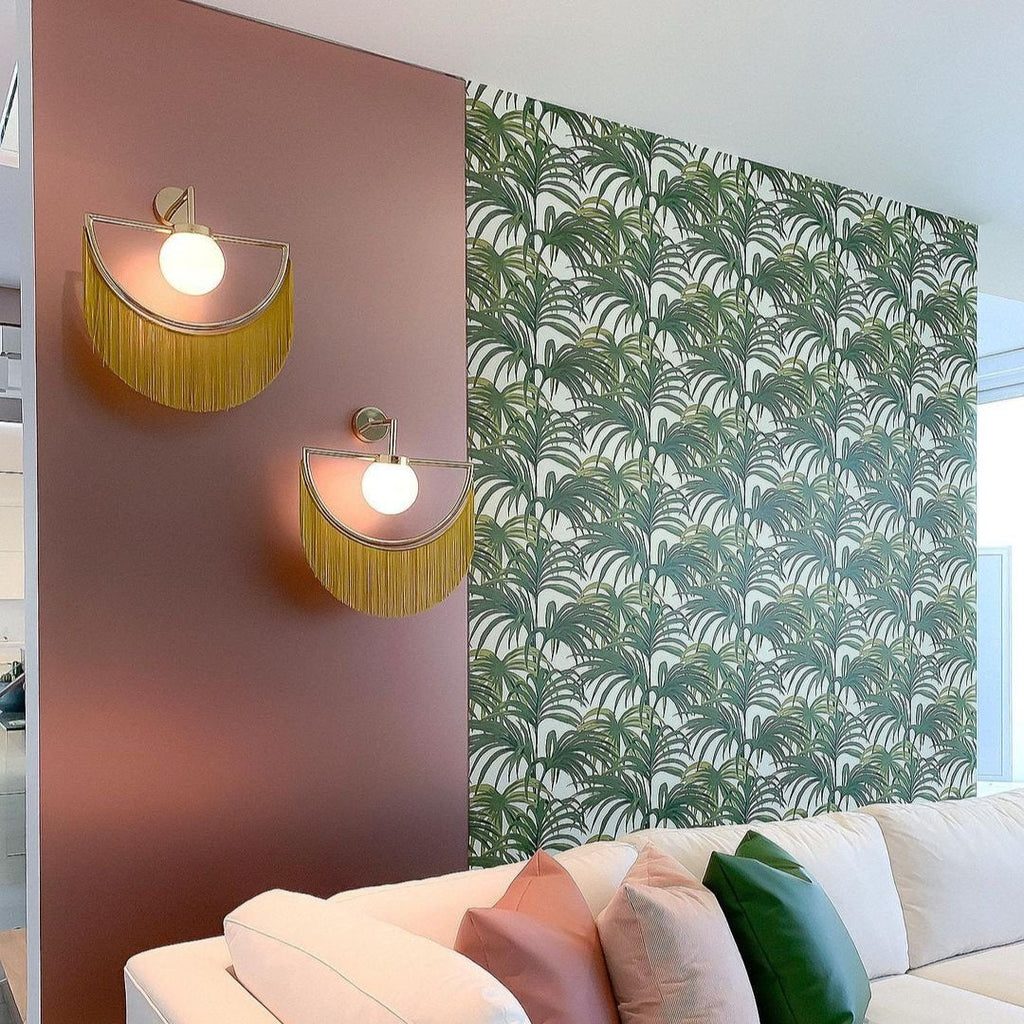 Retro Wink Tassel Wall Light