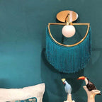 Retro Wink Tassel Wall Light