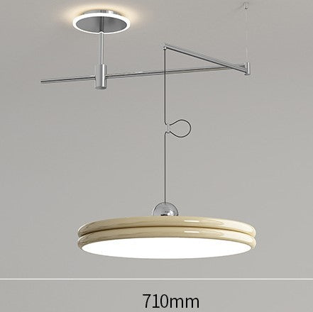 Rocker Movable Arm Flying Saucer Pendant Light