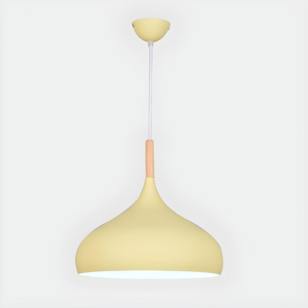 Nordic Wood Macaroon Pendant Light