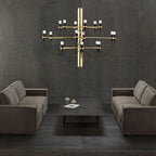 Luxury Bloom LED Multi Light chandelier