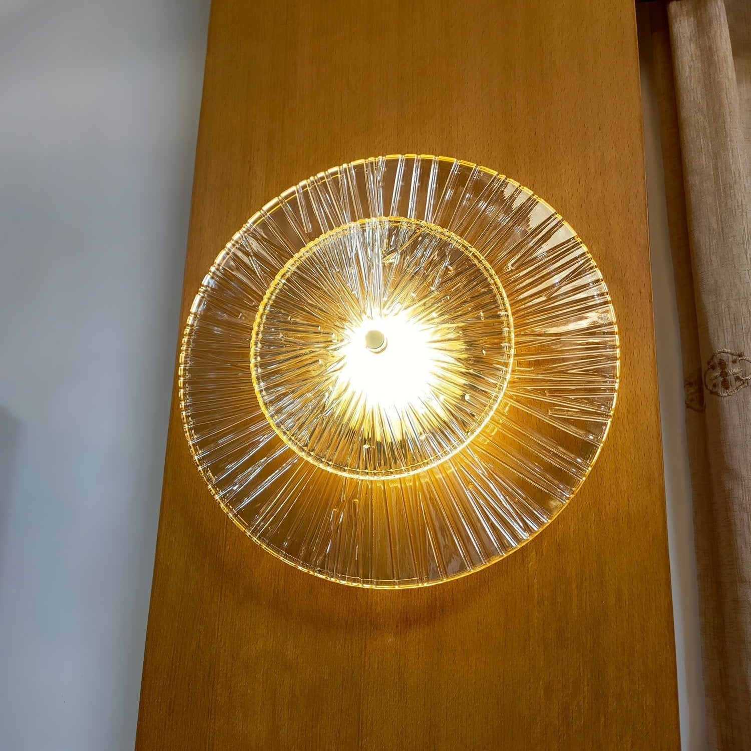 Round Crystal Wall Light