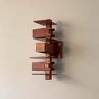 Creative Brick Red Wooden Wall Light