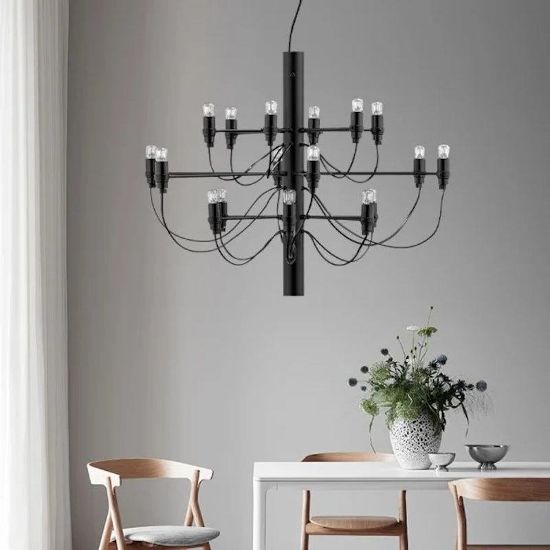 Luxury Bloom LED Multi Light chandelier