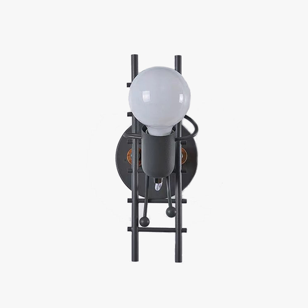 Retro Iron Art Staircase Wall Light