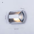 Wall Lamp Geometric Modern Metal Glass  IP65 Waterproof Outdoor Light