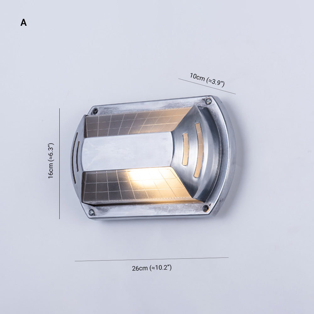 Wall Lamp Geometric Modern Metal Glass  IP65 Waterproof Outdoor Light