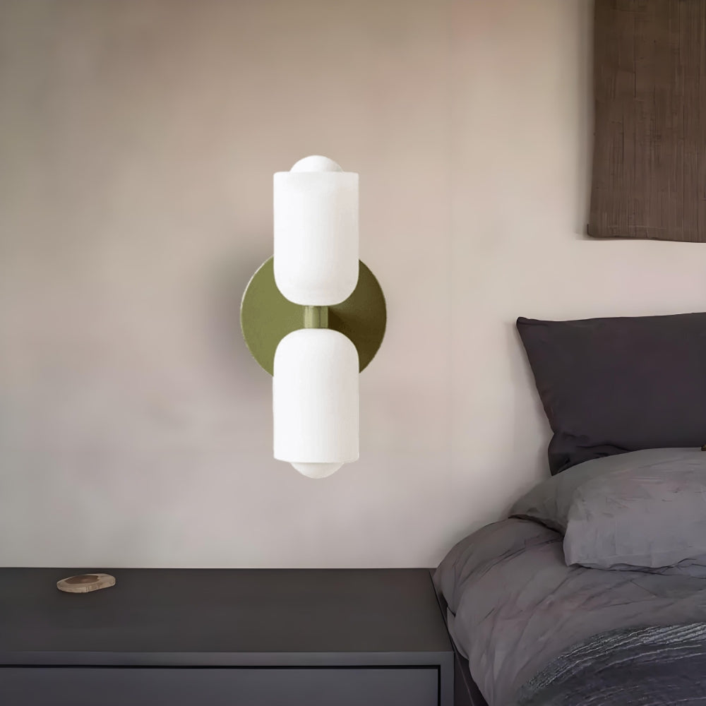 Elegance Cream Acrylic Metal Base Minimalist Wall Light