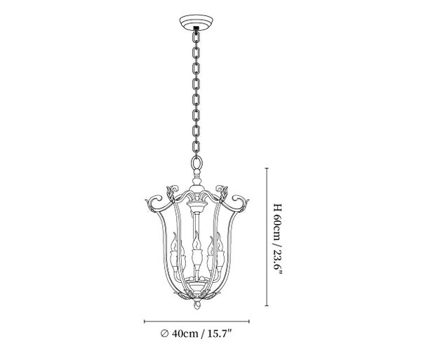 Farmhouse Lantern Pendant Light