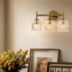 Cooper Radiance Minimalist Ribbed Glass Wall Light