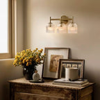 Cooper Radiance Minimalist Ribbed Glass Wall Light