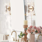 Cooper Radiance Minimalist Ribbed Glass Wall Light