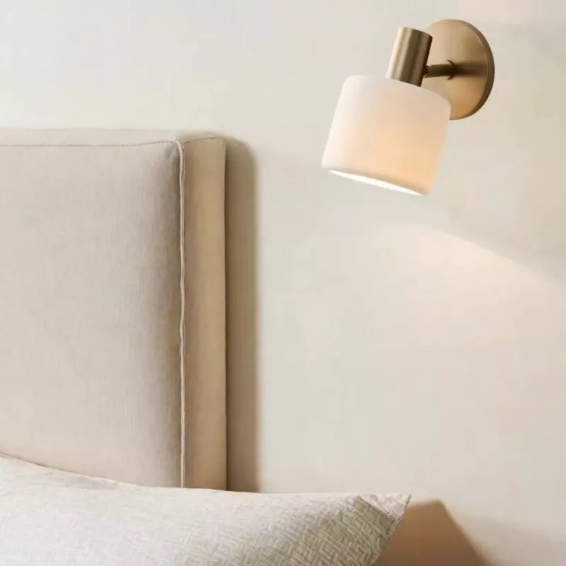 Arden Ivory Modern Porcelain Wall Light