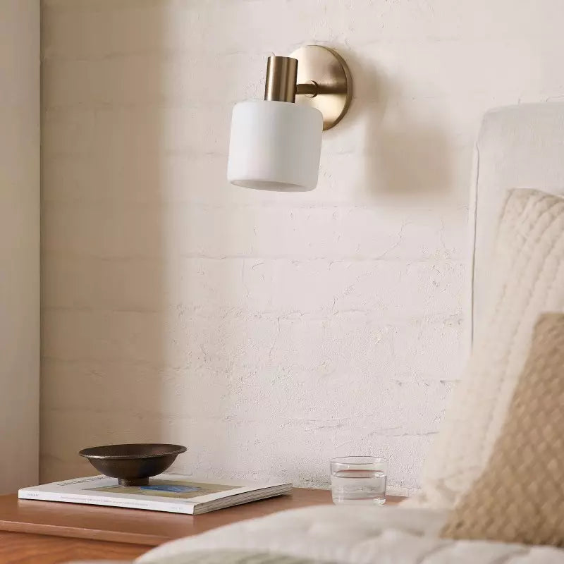 Arden Ivory Modern Porcelain Wall Light