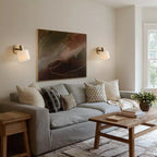 Arden Ivory Modern Porcelain Wall Light