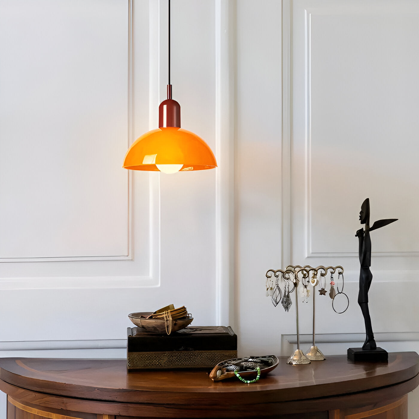 Aurora Nordic Colorful Bowl Pendant Light