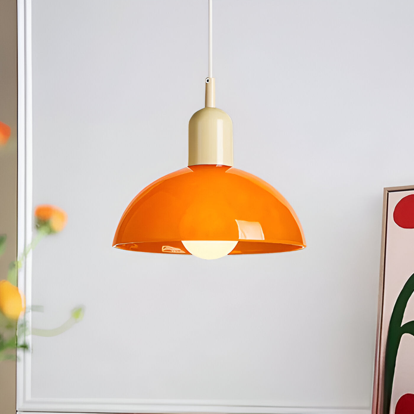 Aurora Nordic Colorful Bowl Pendant Light
