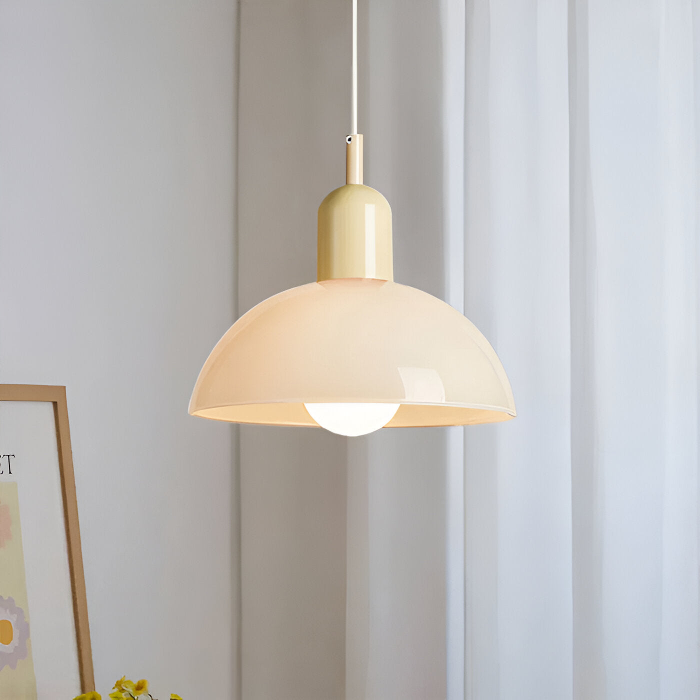 Aurora Nordic Colorful Bowl Pendant Light