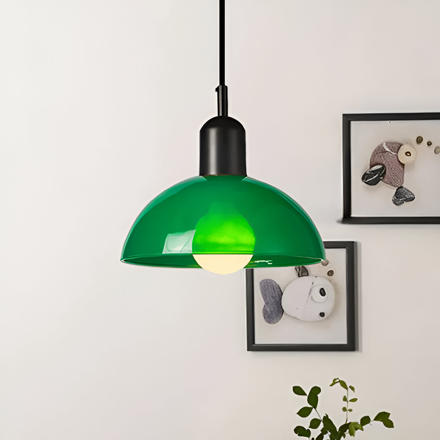 Aurora Nordic Colorful Bowl Pendant Light
