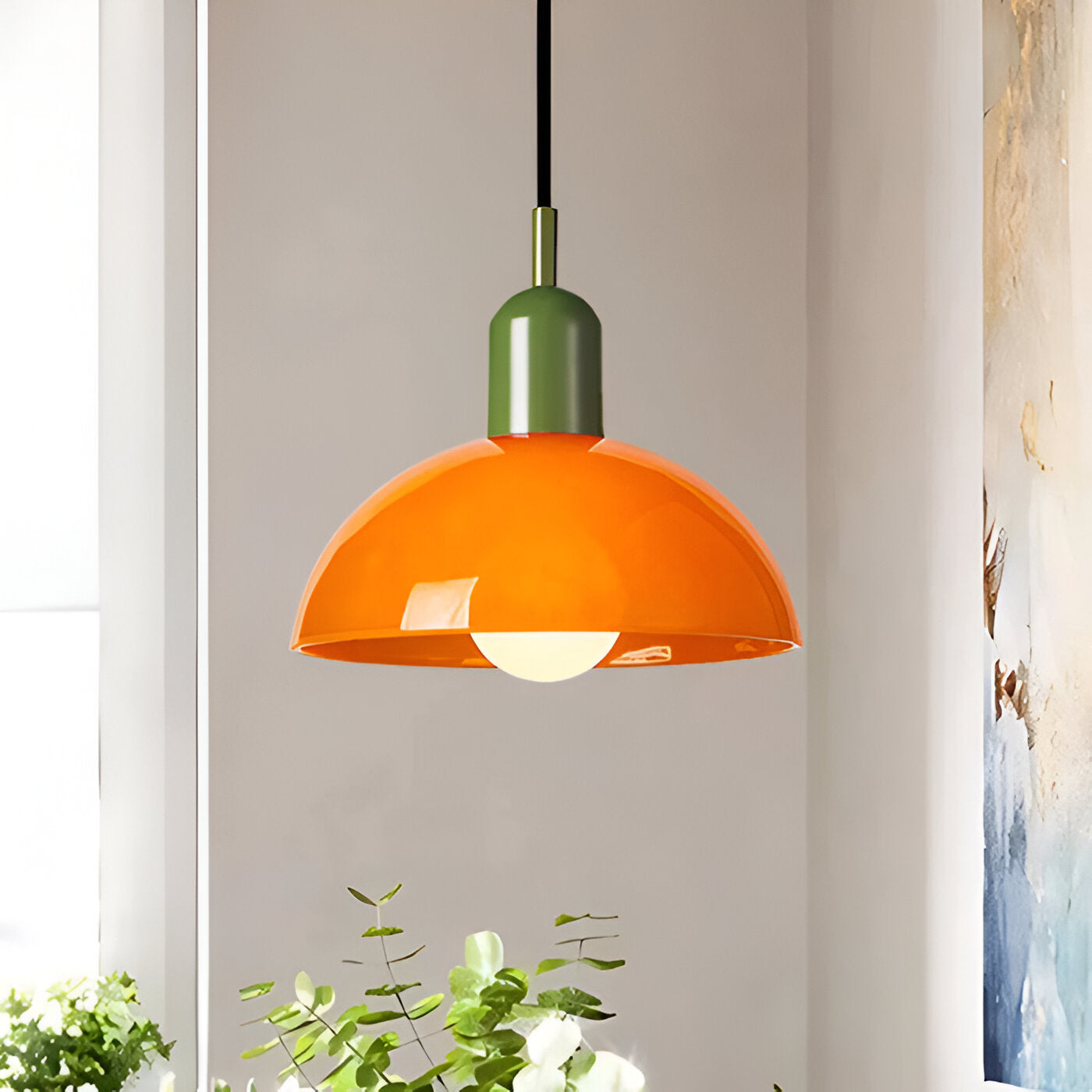 Aurora Nordic Colorful Bowl Pendant Light