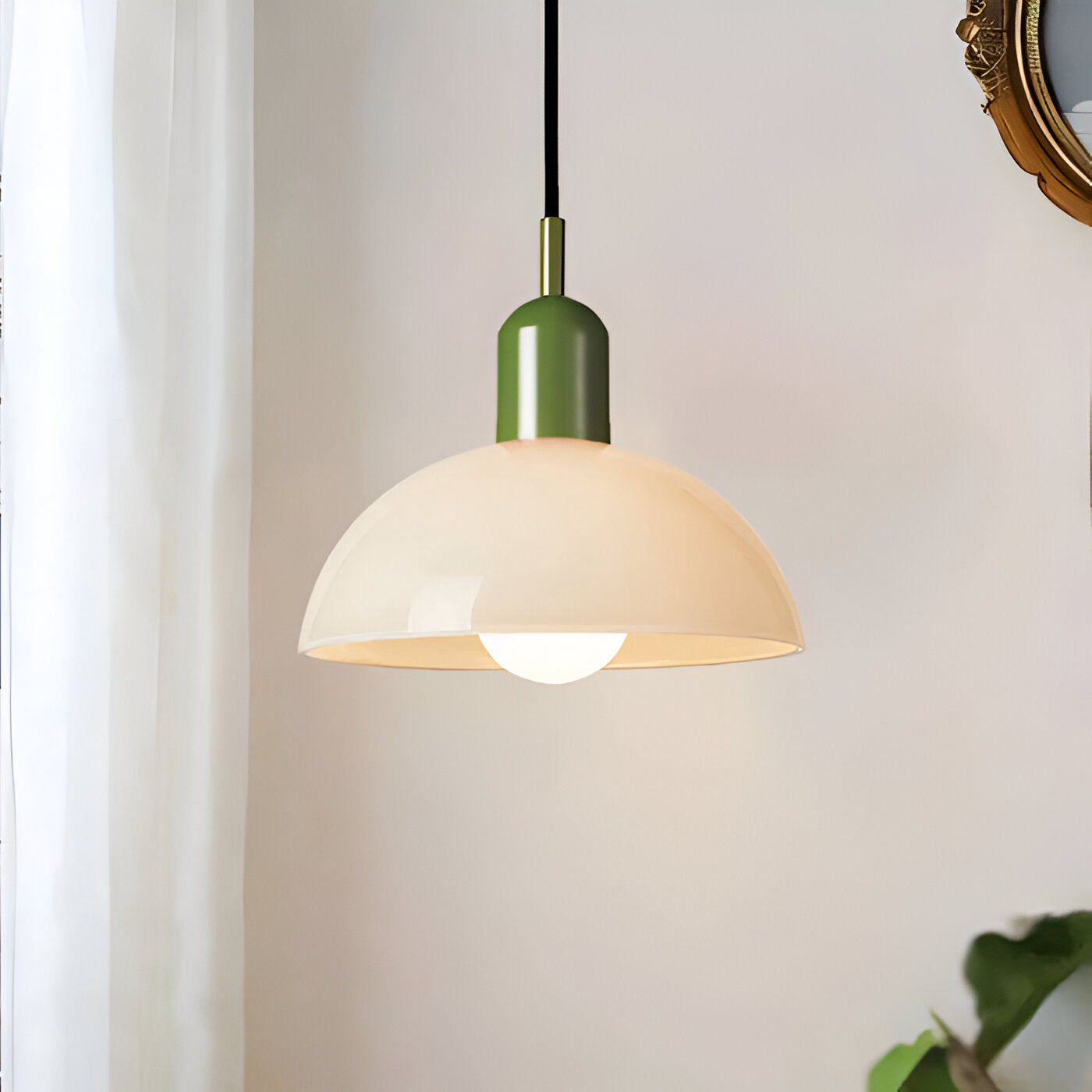 Aurora Nordic Colorful Bowl Pendant Light