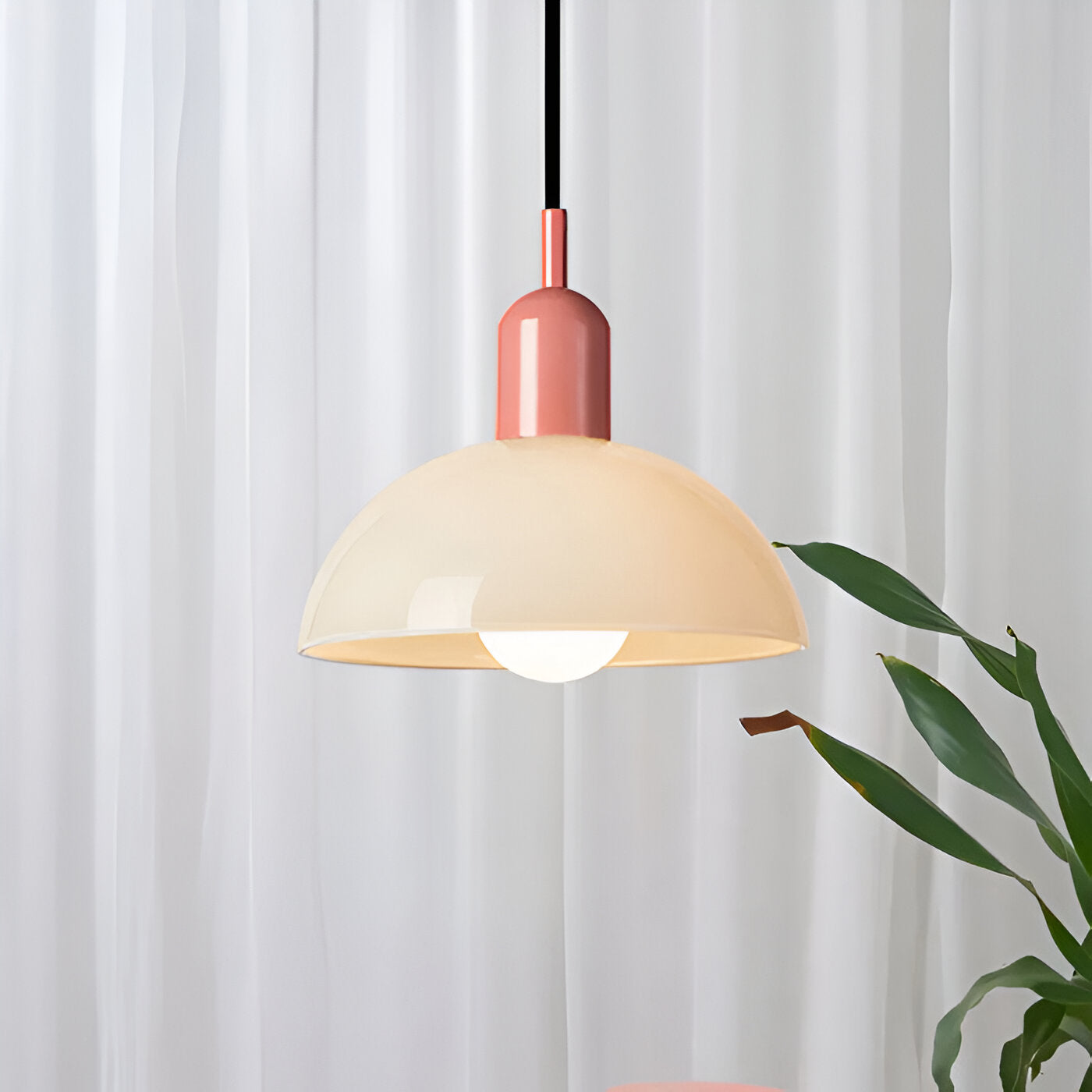 Aurora Nordic Colorful Bowl Pendant Light
