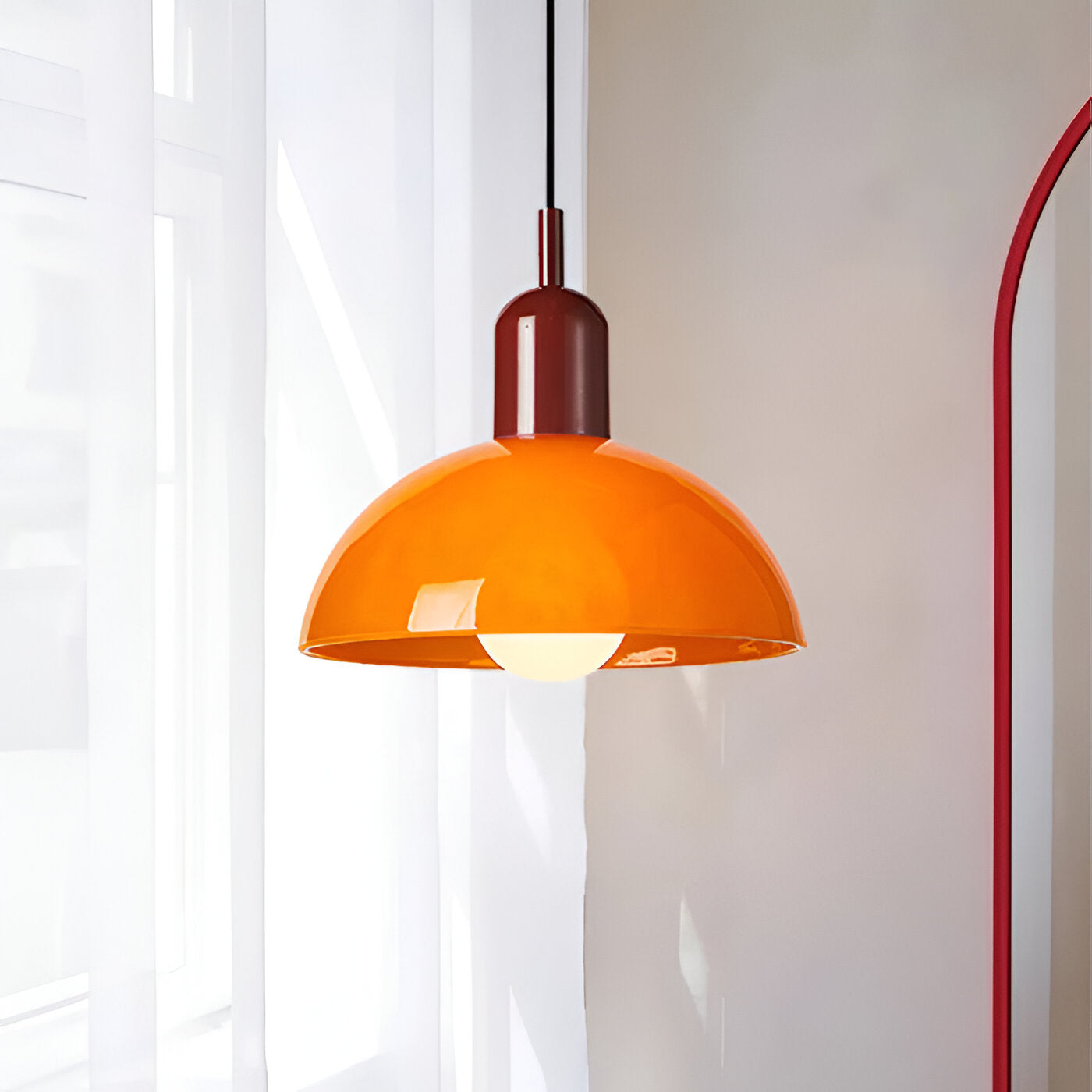 Aurora Nordic Colorful Bowl Pendant Light