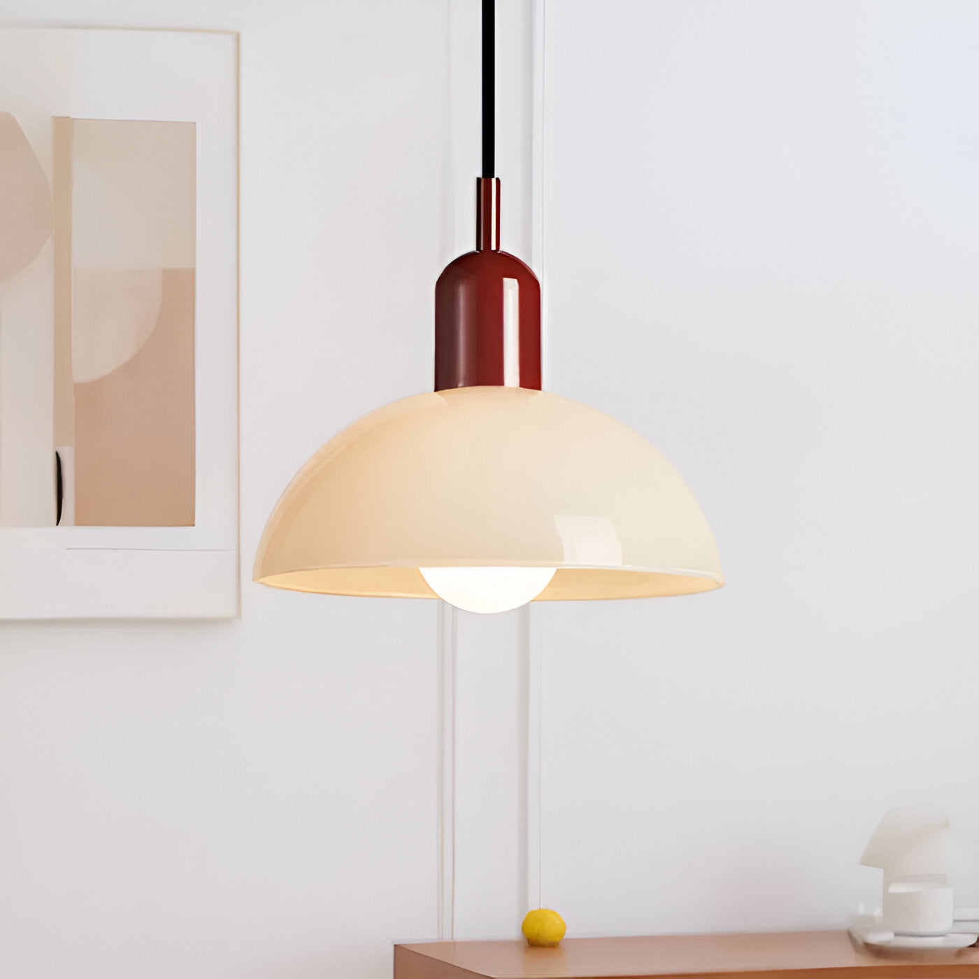 Aurora Nordic Colorful Bowl Pendant Light
