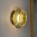 Round Crystal Wall Light