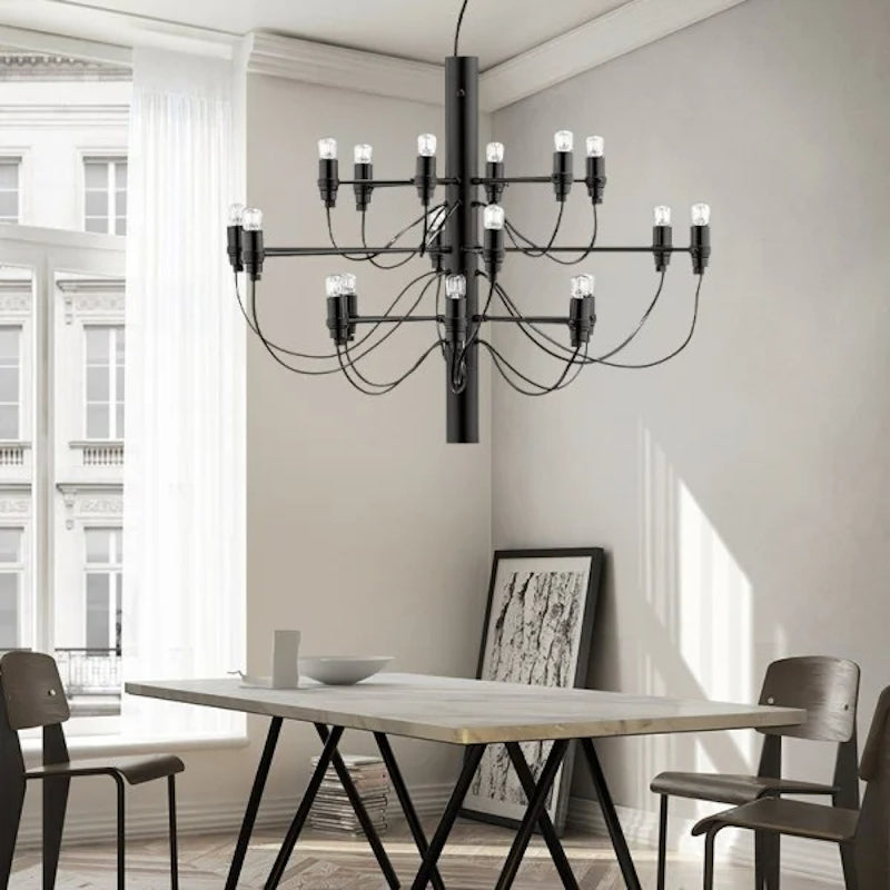 Luxury Bloom LED Multi Light chandelier