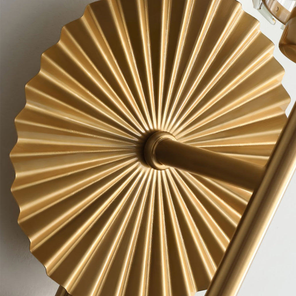 Cecily Modern Fluted Glass Wall Lamp