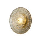 Round Crystal Wall Light