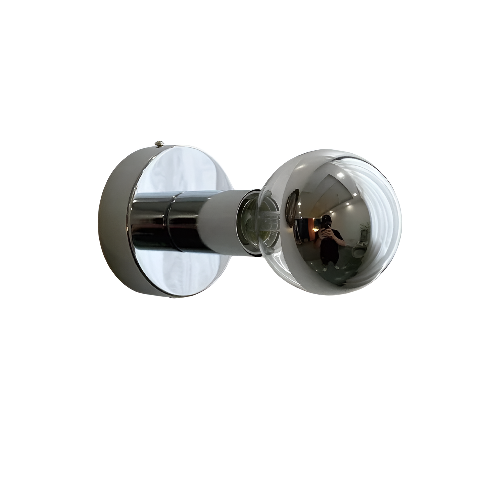 Bonnie Retro Iron Spherical Glass Wall Light
