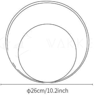 Eclipse Retro Circle Wall Light