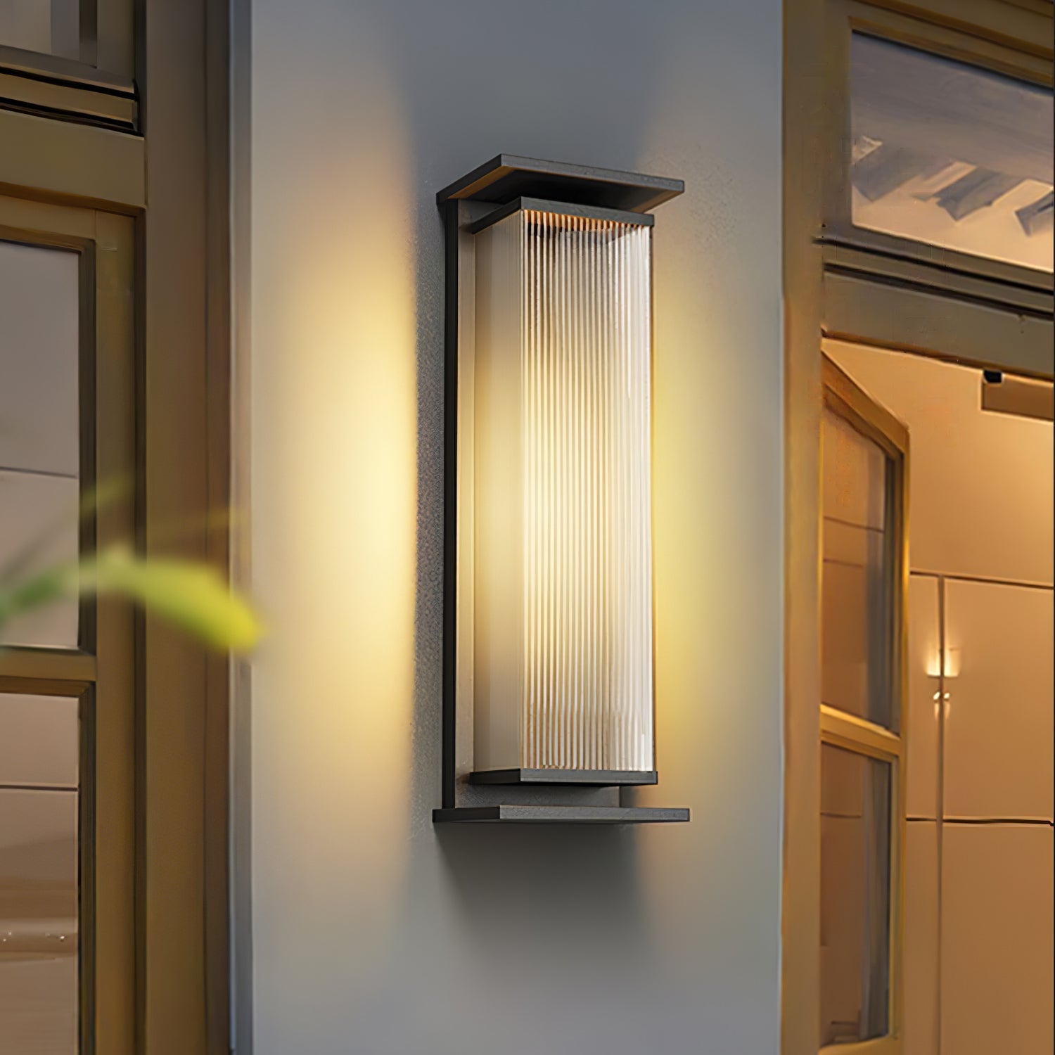 Rectangular Box Outdoor Wall Light