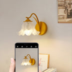 French Flower Acrylic Wall Light