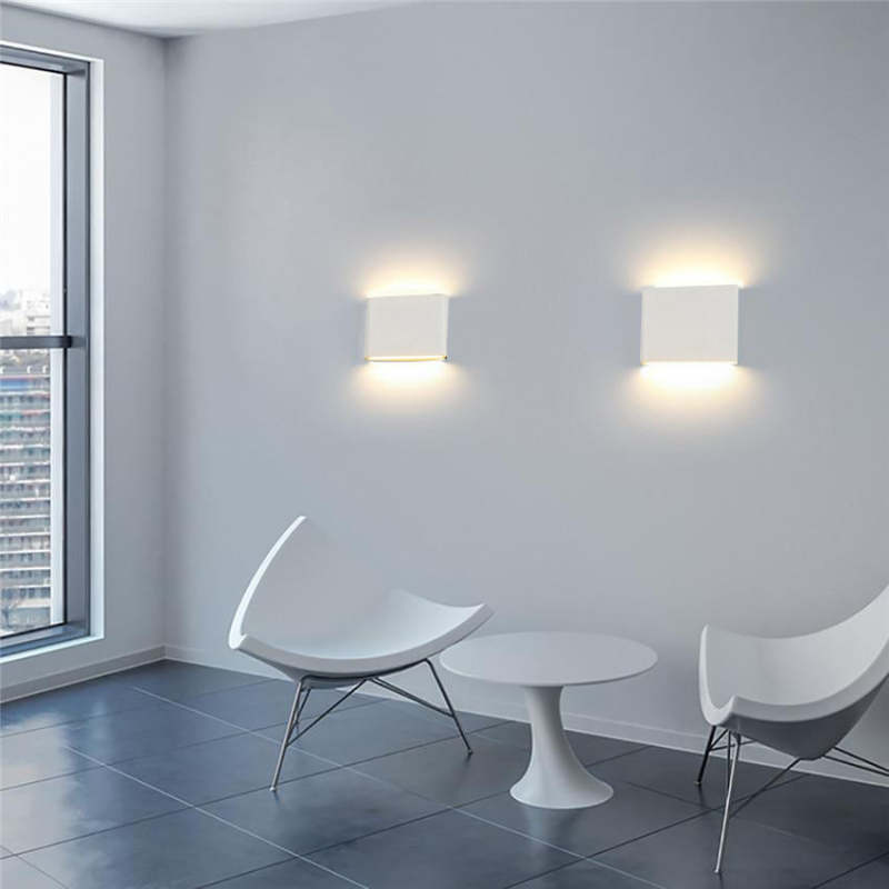Modern Rectagulart Metal Outdoor Wall Light