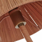 Kaiya Woven Rattan Cone Boho Wall Light