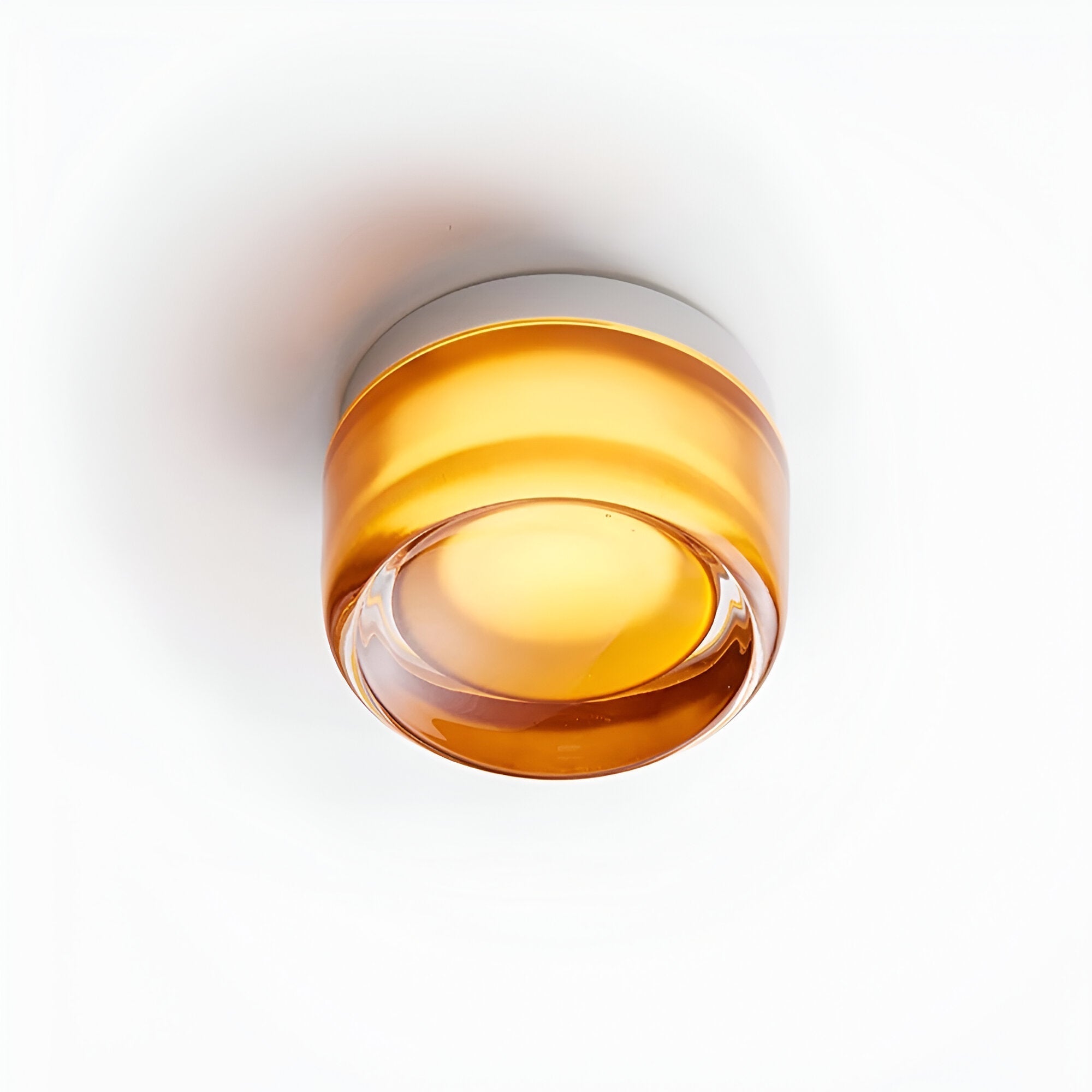 Nordic Luminous Dimple Glass Modern Wall Light