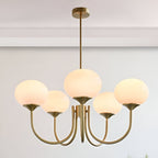 Marshmallow Modern Glass Chandelier