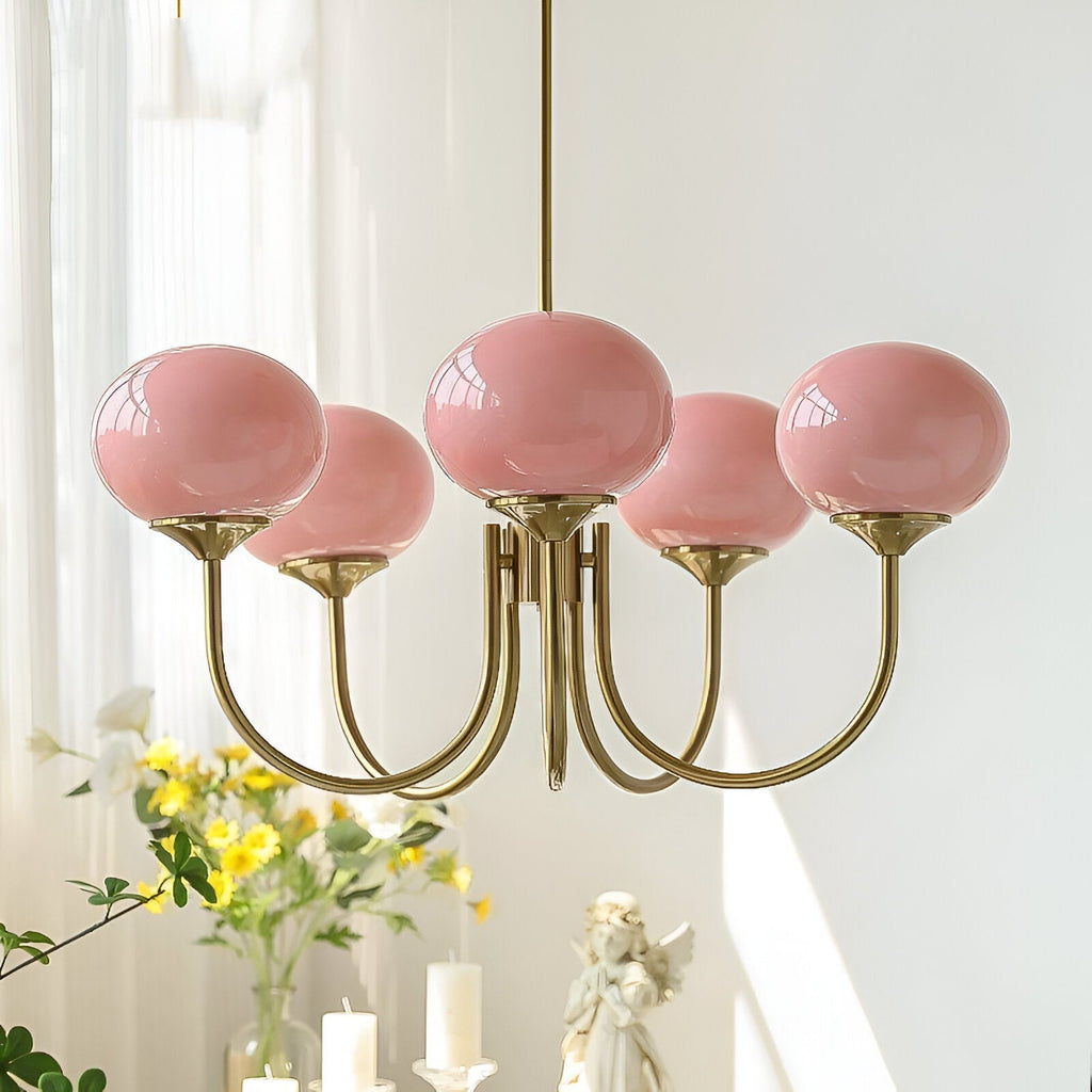 Marshmallow Modern Glass Chandelier