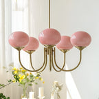 Marshmallow Modern Glass Chandelier