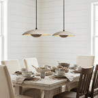 Soraya Round Travertine Pendant Light